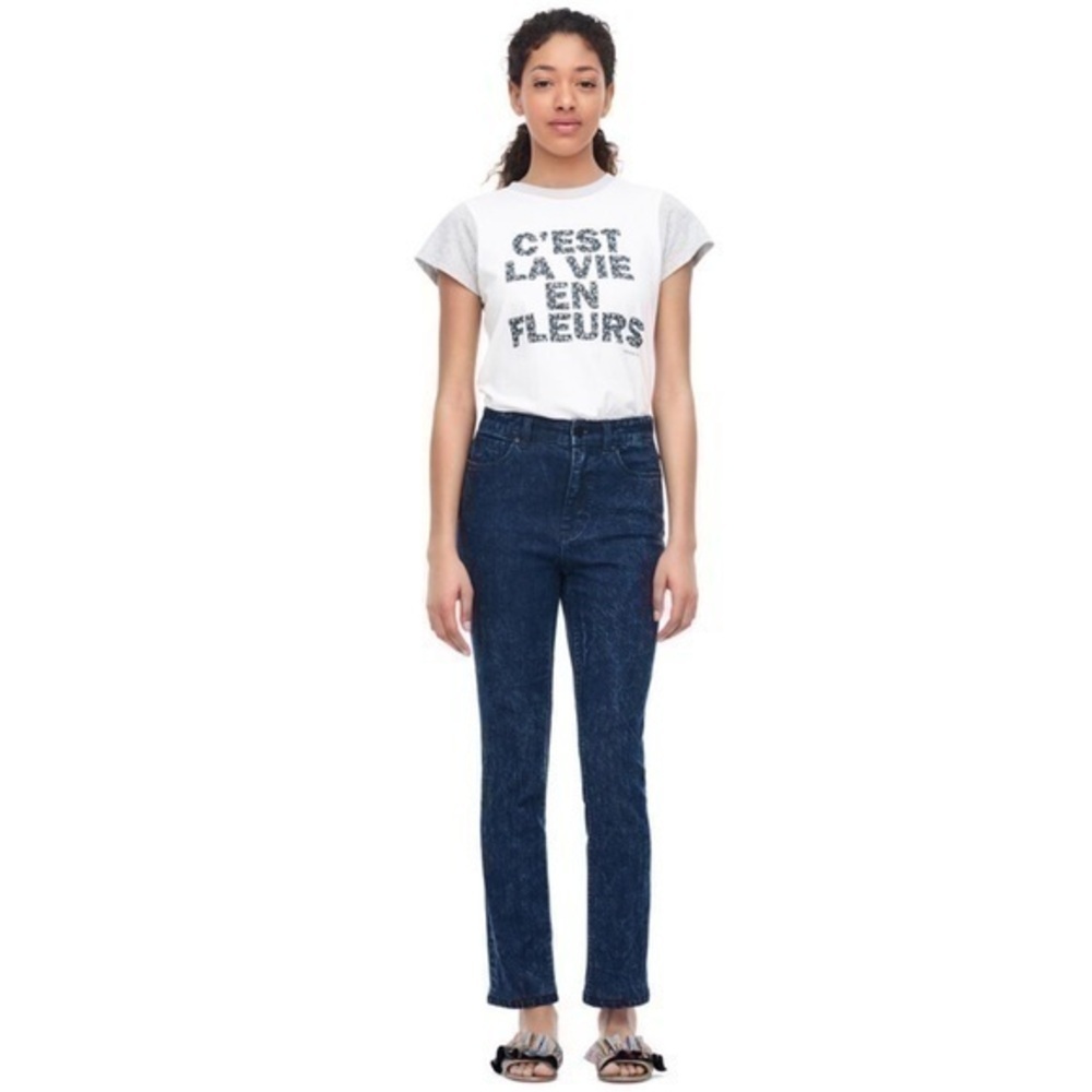 LA VIE REBECCA TAYLOR Ines Acid Ink Wash Jeans